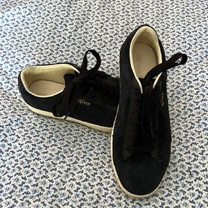 Puma x Alexander McQueen Black Suede Platform Sneaker 38 7.5
